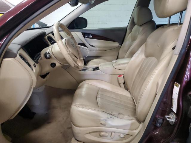 JN1BJ0HP5DM430616 - 2013 INFINITI EX37 BASE 栗色 照片 7