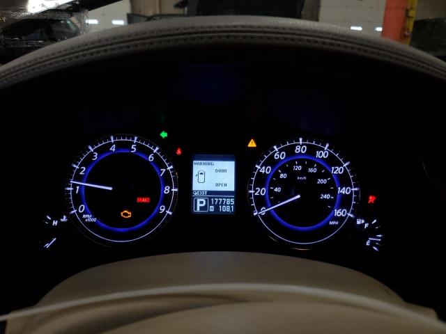 JN1BJ0HP5DM430616 - 2013 INFINITI EX37 BASE 栗色 照片 9