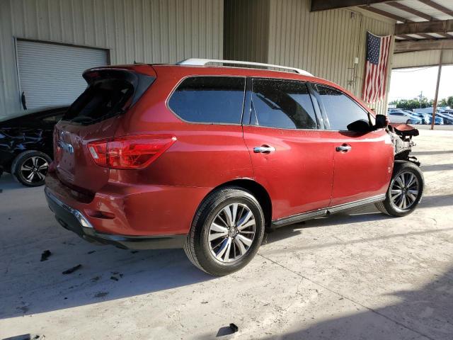 5N1DR2MN6HC653804 - 2017 NISSAN PATHFINDER S Burgund zdjęcie 3