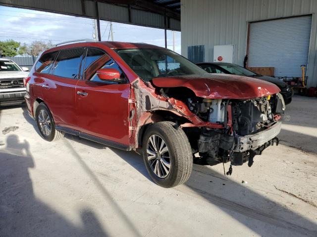 5N1DR2MN6HC653804 - 2017 NISSAN PATHFINDER S Burgund zdjęcie 4
