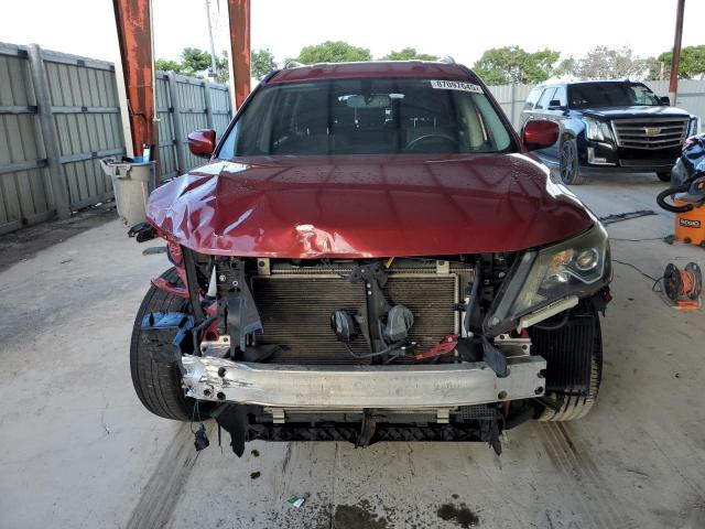 5N1DR2MN6HC653804 - 2017 NISSAN PATHFINDER S Burgund zdjęcie 5
