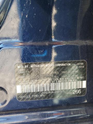 JA4AD3A34JZ051575 - 2018 MITSUBISHI OUTLANDER SE 黑色 照片 12