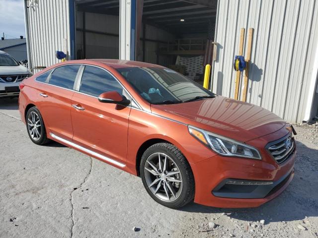 5NPE34AB3FH156713 - 2015 HYUNDAI SONATA SPORT Orange Foto 4