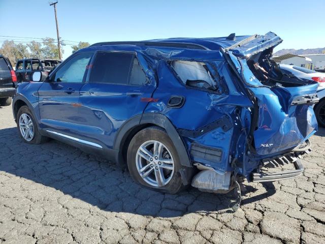 1FMSK8DH8PGA01282 - 2023 FORD EXPLORER XLT BLUE photo 2