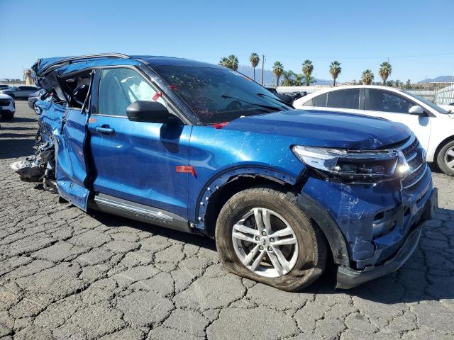 1FMSK8DH8PGA01282 - 2023 FORD EXPLORER XLT BLUE photo 4