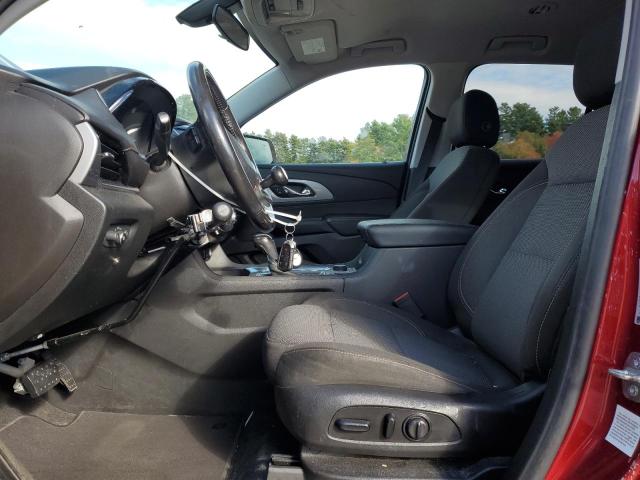 1GNEVGKW2KJ221654 - 2019 CHEVROLET TRAVERSE LT 红色 照片 7