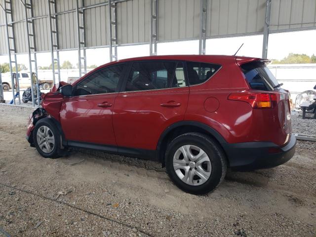 2T3BFREV7FW284733 - 2015 TOYOTA RAV4 LE RED photo 2