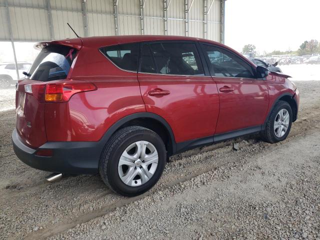 2T3BFREV7FW284733 - 2015 TOYOTA RAV4 LE RED photo 3
