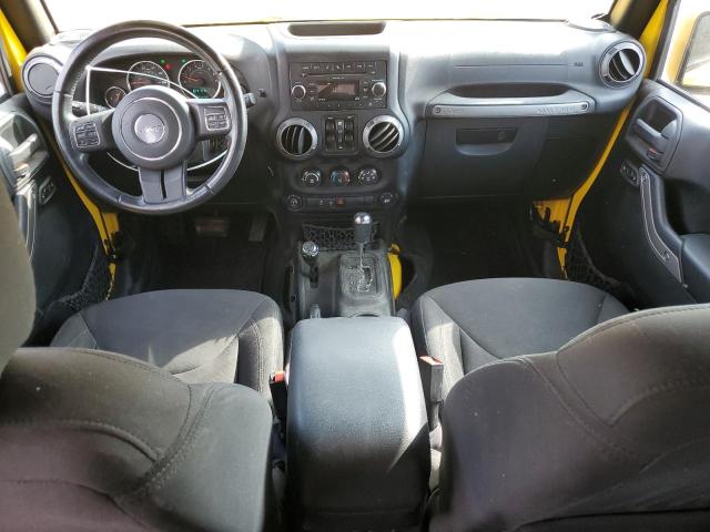 1C4BJWDGXFL722695 - 2015 JEEP WRANGLER U SPORT YELLOW photo 8