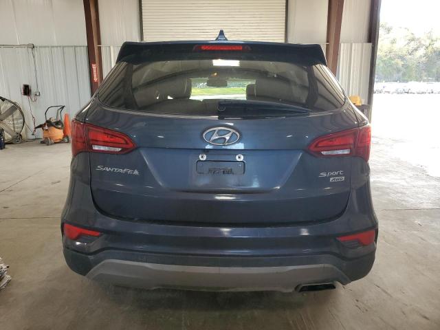 5XYZUDLB8HG416206 - 2017 HYUNDAI SANTA FE S BLUE photo 6
