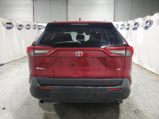 JTMK1RFV9MD066719 - 2021 TOYOTA RAV4 LE RED photo 6