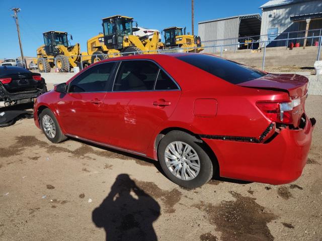 4T1BF1FK4DU679528 - 2013 TOYOTA CAMRY L RED photo 2