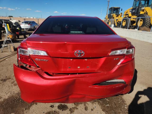 4T1BF1FK4DU679528 - 2013 TOYOTA CAMRY L RED photo 6