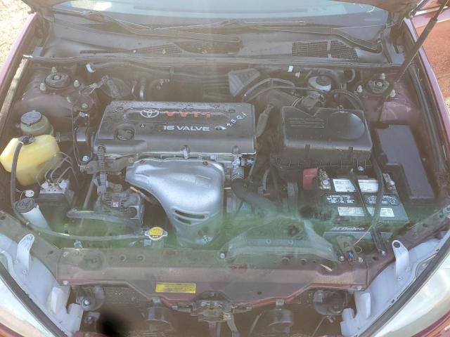 JTDBE32K220128205 - 2002 TOYOTA CAMRY LE RED photo 11