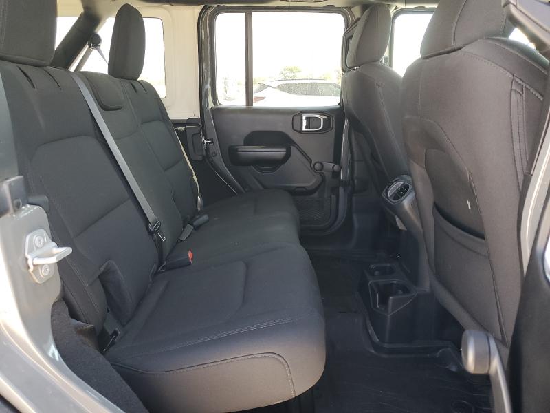 1C4HJXDN9MW718812 - 2021 JEEP WRANGLER U SPORT GRAY photo 10