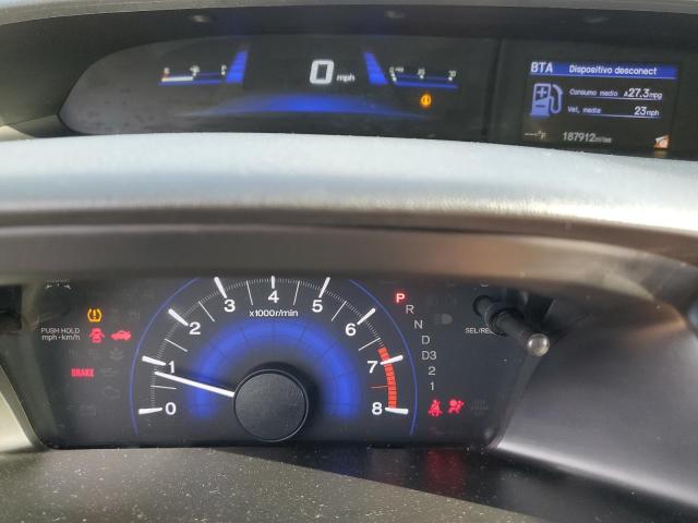 19XFB2F86DE204764 - 2013 HONDA CIVIC EX BLACK photo 9