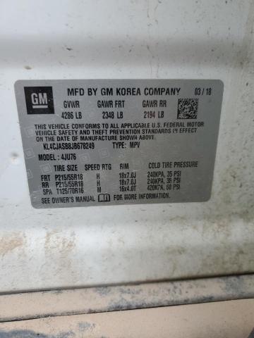 KL4CJASB8JB678249 - 2018 BUICK ENCORE PREFERRED Ağ foto 14