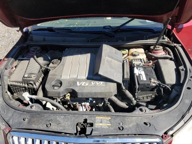 1G4GC5EG8AF140512 - 2010 BUICK LACROSSE CXL წითელი ფოტო 11