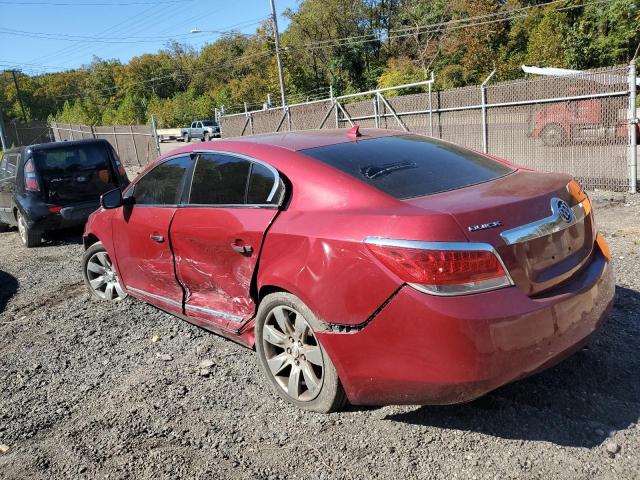 1G4GC5EG8AF140512 - 2010 BUICK LACROSSE CXL წითელი ფოტო 2