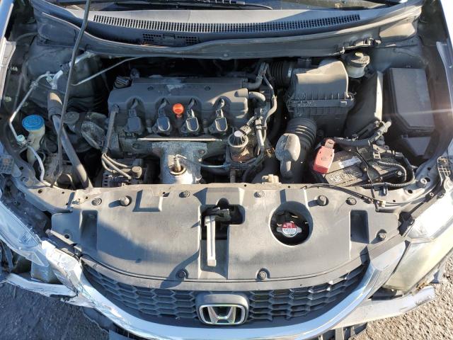 19XFB2F56DE269023 - 2013 HONDA CIVIC LX GRAY photo 11