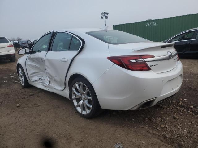 2G4GT5GX3H9107787 - 2017 BUICK REGAL GS WHITE photo 2