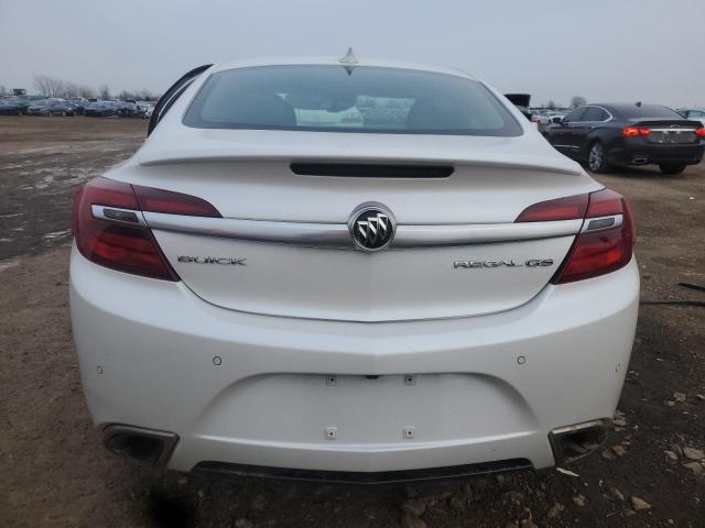 2G4GT5GX3H9107787 - 2017 BUICK REGAL GS WHITE photo 6
