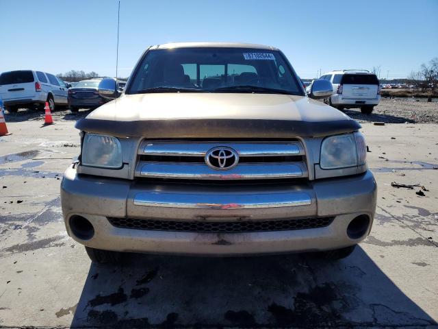 5TBRU34185S454672 - 2005 TOYOTA TUNDRA ACCESS CAB SR5 BEIGE photo 5