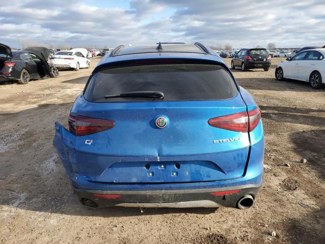 ZASFAKNN3J7B98256 - 2018 ALFA ROMEO STELVIO TI SPORT BLUE photo 6