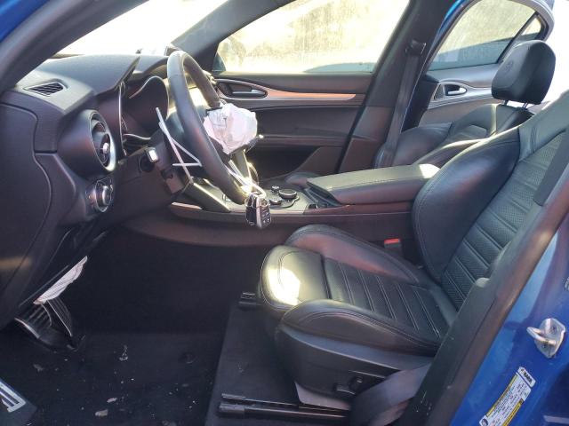 ZASFAKNN3J7B98256 - 2018 ALFA ROMEO STELVIO TI SPORT BLUE photo 7