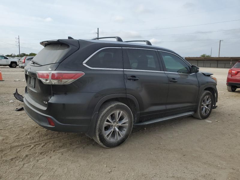 5TDKKRFH3FS054936 - 2015 TOYOTA HIGHLANDER XLE Qara foto 3