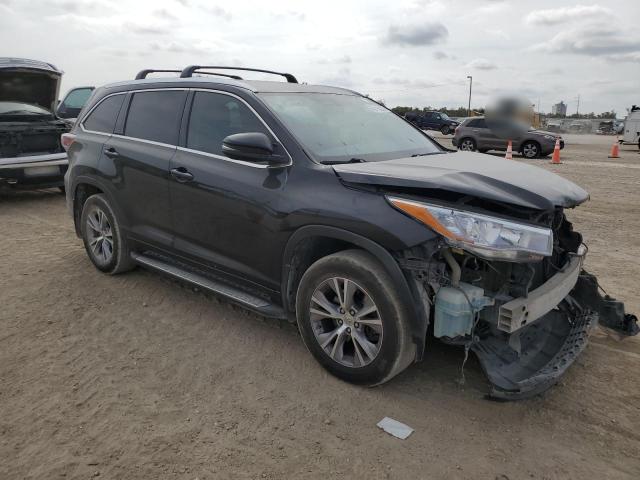 5TDKKRFH3FS054936 - 2015 TOYOTA HIGHLANDER XLE Qara foto 4