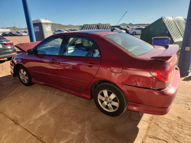 2T1BR32E35C366654 - 2005 TOYOTA COROLLA CE RED photo 2