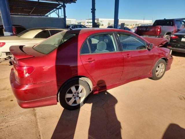 2T1BR32E35C366654 - 2005 TOYOTA COROLLA CE RED photo 3