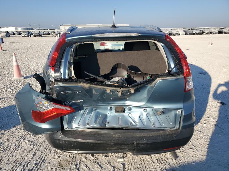 5J6RM3H77DL023417 - 2013 HONDA CR-V EXL BLUE photo 6