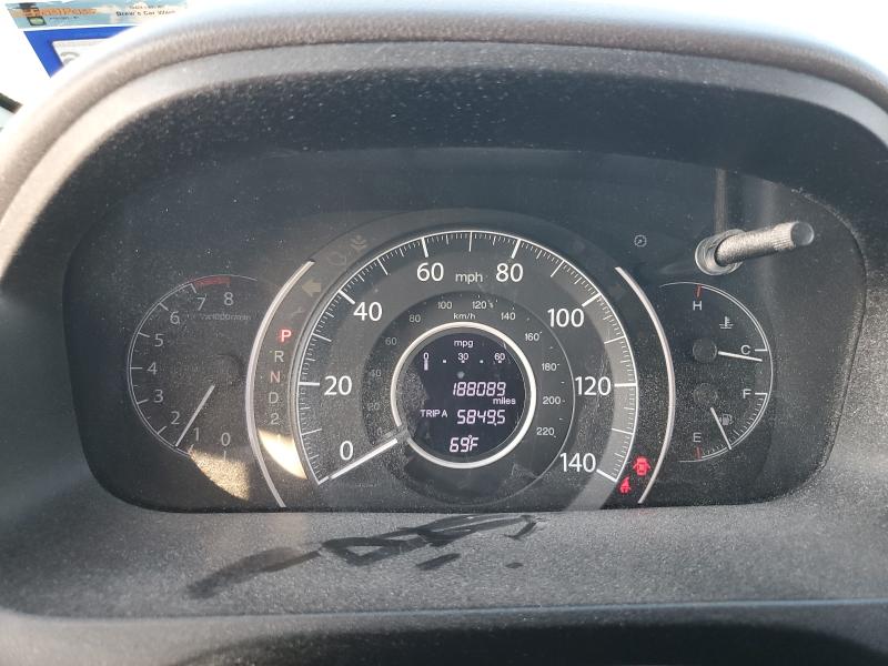 5J6RM3H77DL023417 - 2013 HONDA CR-V EXL BLUE photo 9