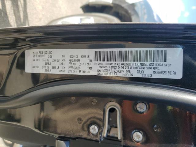 1C6RR7LT1GS345877 - 2016 RAM 1500 SLT Noir photo 12