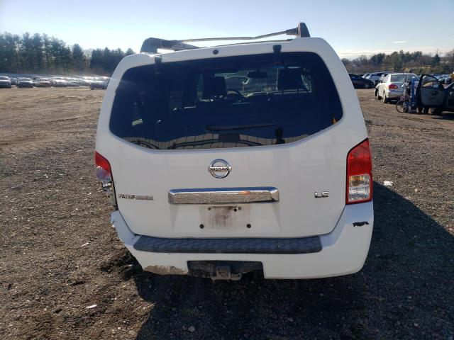 5N1AR18W36C630719 - 2006 NISSAN PATHFINDER LE თეთრი ფოტო 6