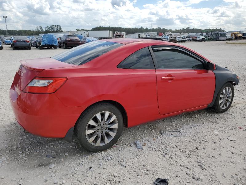 2HGFG1B82AH528653 - 2010 HONDA CIVIC EX RED photo 3
