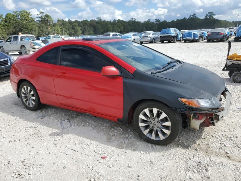 2HGFG1B82AH528653 - 2010 HONDA CIVIC EX RED photo 4
