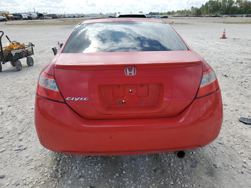 2HGFG1B82AH528653 - 2010 HONDA CIVIC EX RED photo 6