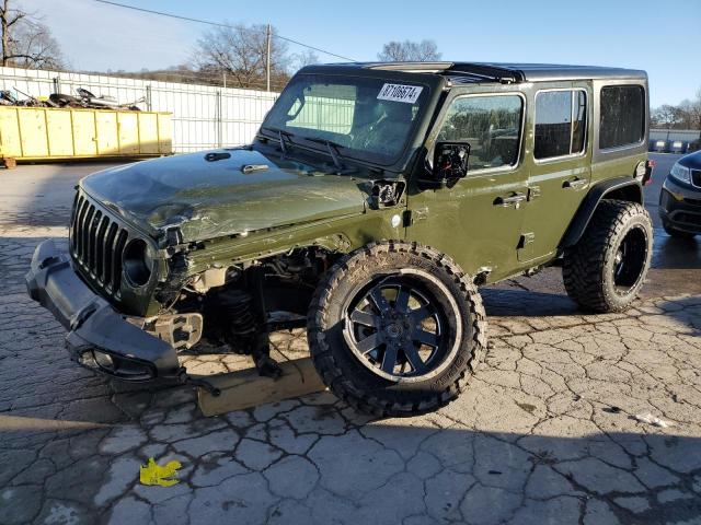 1C4JJXP60MW803091 - 2021 JEEP WRANGLER U SAHARA 4XE GREEN photo 1