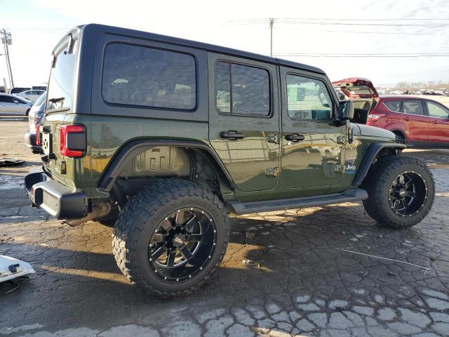 1C4JJXP60MW803091 - 2021 JEEP WRANGLER U SAHARA 4XE GREEN photo 3
