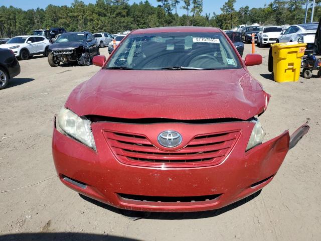 4T1BE46K87U090698 - 2007 TOYOTA CAMRY CE RED photo 5