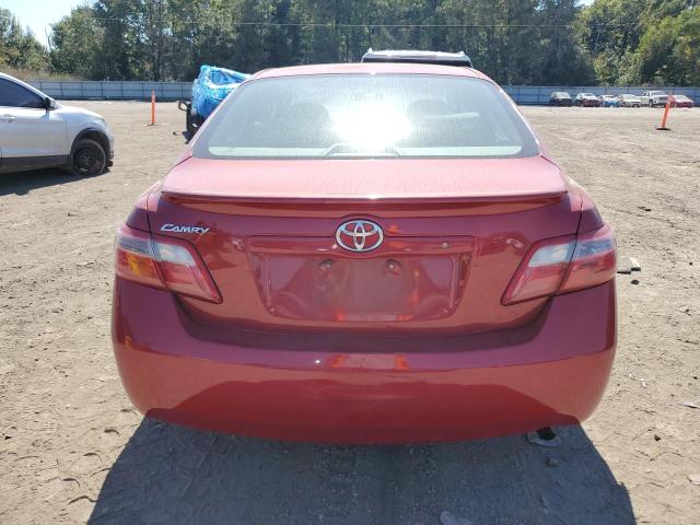 4T1BE46K87U090698 - 2007 TOYOTA CAMRY CE RED photo 6