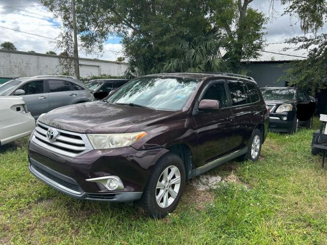 5TDBK3EH1CS114013 - 2012 TOYOTA HIGHLANDER BASE Burdeos foto 2