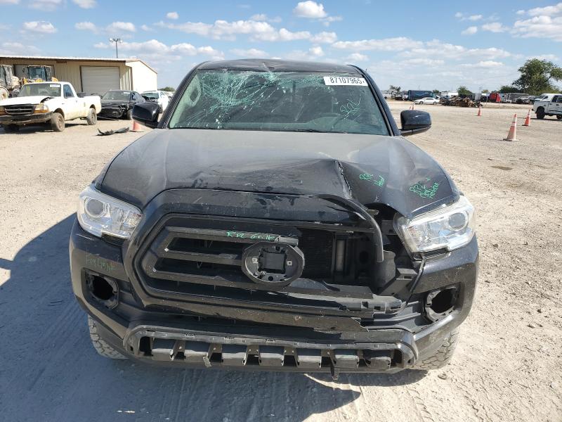 5TFAX5GN9MX194104 - 2021 TOYOTA TACOMA DOUBLE CAB BLACK photo 5