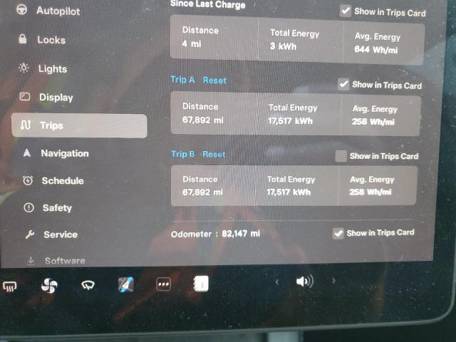 5YJ3E1EA3NF185238 - 2022 TESLA MODEL 3 灰色 照片 9