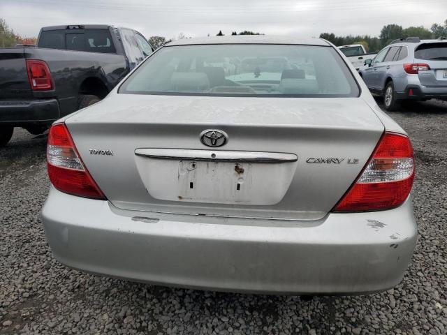 4T1BE32K83U772569 - 2003 TOYOTA CAMRY LE SILVER photo 6