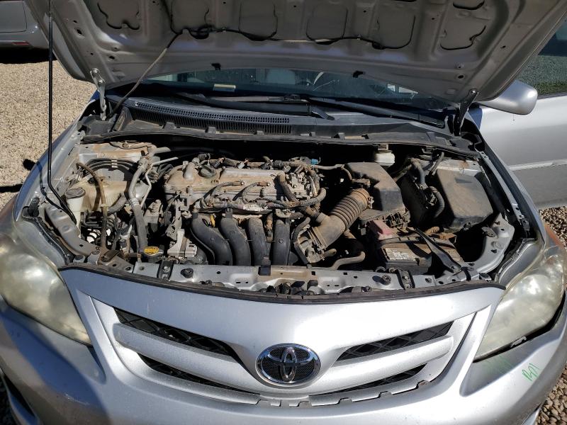 5YFBU4EE0CP053588 - 2012 TOYOTA COROLLA BASE 银色 照片 11
