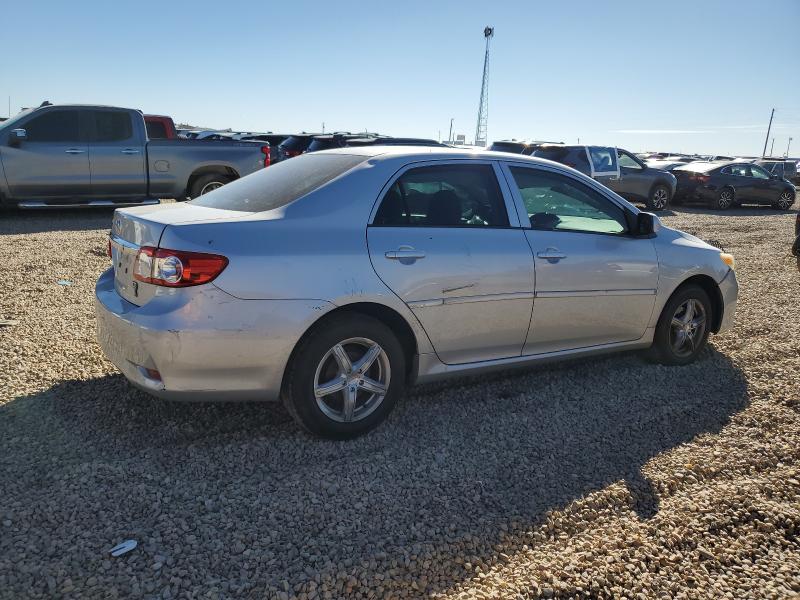 5YFBU4EE0CP053588 - 2012 TOYOTA COROLLA BASE 银色 照片 3